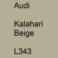 Preview: Audi, Kalahari Beige, L343.